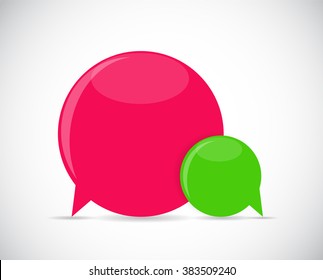 Speech Bubbles Vector Illustration EPS10