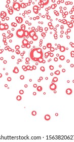 Speech bubbles. Vector. Seamless pattern. Speech bubbles for social networks. Abstract background. Seamless pattern. Vector love in social communication.