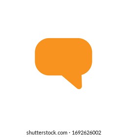 speech bubbles. vector Simple modern icon design illustration.