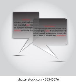 Speech bubble.Vector illustration.