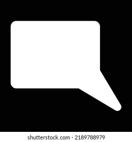 Speech buble icon for your design.