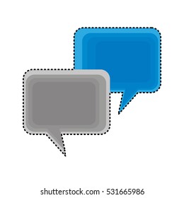 speech buble isolated icon vector illustration design