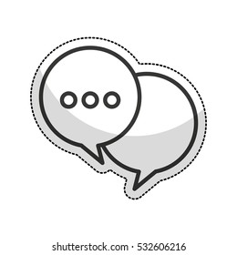 speech buble isolated icon vector illustration design