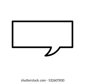 speech buble isolated icon vector illustration design