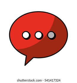 speech buble isolated icon vector illustration design