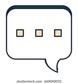 speech buccle message icon