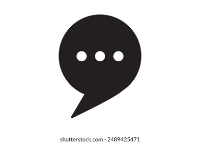 Speech buuble, dialogue, chat, communication thin line icons. For website marketing design, logo, app, template, ui, etc. Vector illustration.