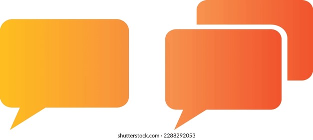 speech chat bubble discussion vector design