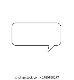 Speech chat bubble sign icon. Speech bubble collection dialog balloon chat.