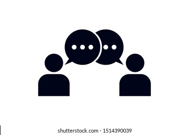 Speech chat icon design. Vector illustration.