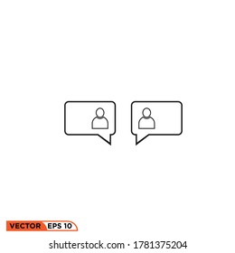 speech chat icon design vector illustration