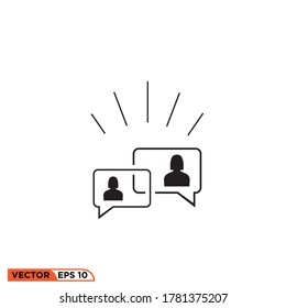 speech chat icon design vector illustration