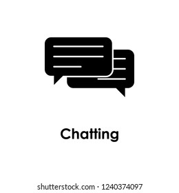 speech, chat icon. Element of business icon with description. Glyph icon for website design and development, app development. Premium icon