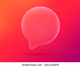 Speech cloud vector template for a text