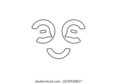 Speech Continuous Single line art Bubble Speech vector white background and minimalist style isolate outline vector icon