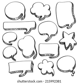 Speech and Conversation Bubbles Collection