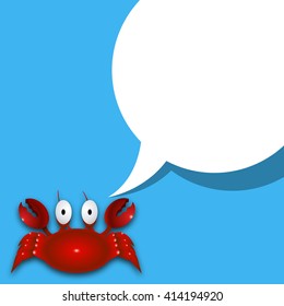 a speech crab