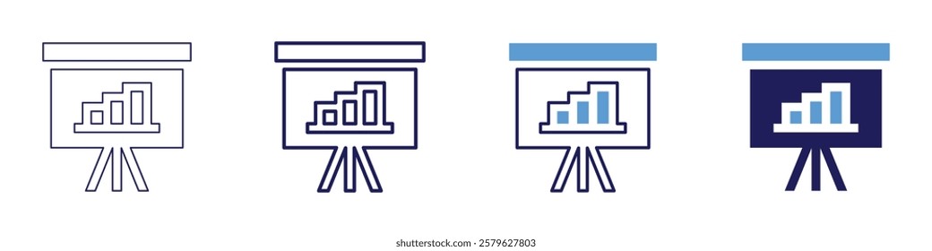Speech enunciation icon in 4 different styles. Thin Line, Line, Bold Line, Duotone. Duotone style. Editable stroke.