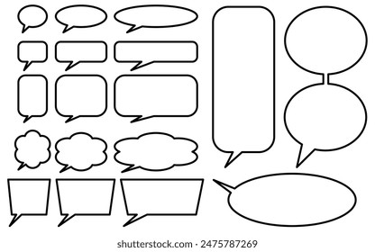 Speech with free space, empty speech 