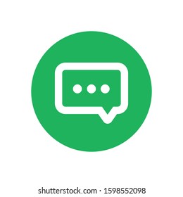Speech Icon for Chat and Message