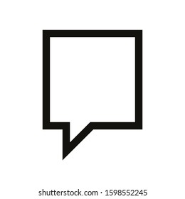 Speech Icon for Chat and Message