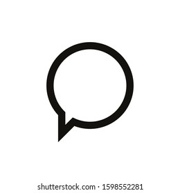 Speech Icon for Chat and Message
