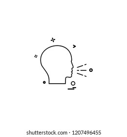 Speech icon design vector 