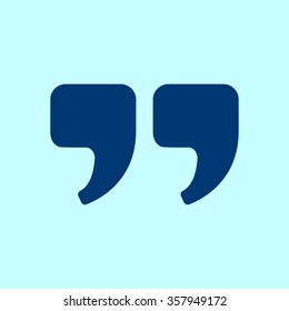Speech icon. Dialog simbol. Chat quote sign.