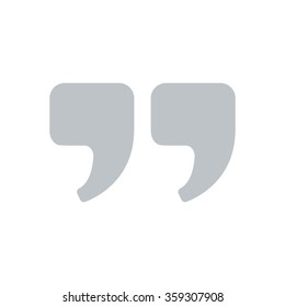 Speech icon. Dialog simbol. Chat quote sign.