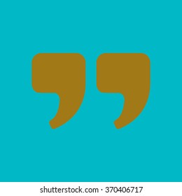 Speech icon. Dialog simbol. Chat quote sign.