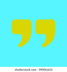 Speech icon. Dialog simbol. Chat quote sign.