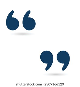 Redensymbol. Dialogsymbol. Chat-Anführungszeichen. Anführungszeichen, Vektorvorlage