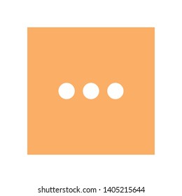 Speech Icon in Geometric Shape