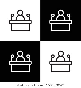 Speech icon illustration isolated vector sign symbol