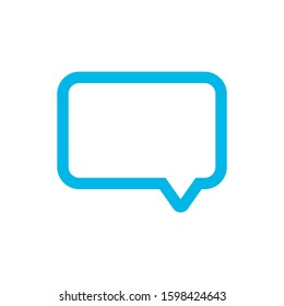 Speech Icon for Message and Comment