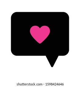 Speech Icon for Message and Comment