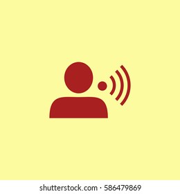 Speech icon vector