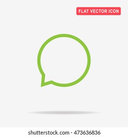 Speech icon. Vector concept illustration for design.