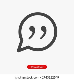 Speech icon vector eps 10