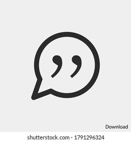 Speech icon vector eps 10