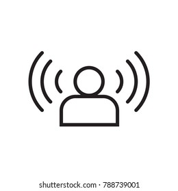 Speech icon Vector illustration, EPS10.