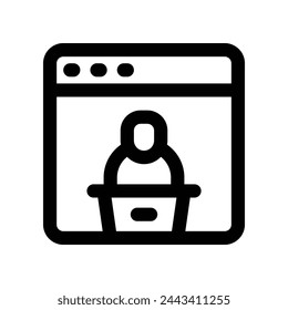 speech icon. vector line icon for your website, mobile, presentation, and logo design.