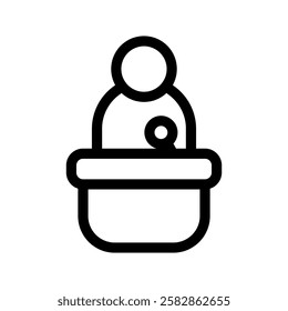 Speech Icon Vector Symbol Design Illustration