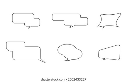 speech, icon, word, drawn, line, talk, hand, abstract, isolated, infographic, illustration, label, cloud, sticker, splash, tag, web, flat, modern, bubble, set, elements, shape, media, decoration, corr