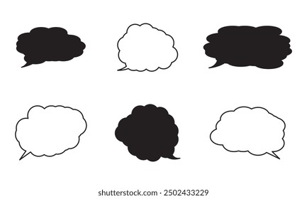 speech, icon, word, drawn, line, talk, hand, abstract, isolated, infographic, illustration, label, cloud, sticker, splash, tag, web, flat, modern, bubble, set, elements, shape, media, decoration, corr