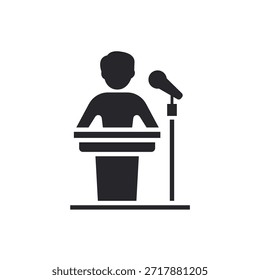 Contorno de iconos de voz y estilo plano, fondo transparente