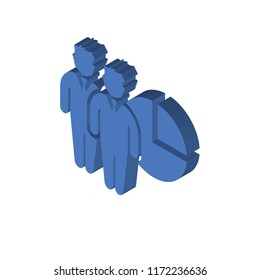 Speech isometric left top view 3D icon