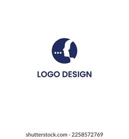 Speech Logo Design Template - Text To Speech Icon - Talking Logo symbol