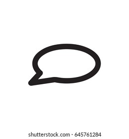 Speech minimal style Icon vector Eps10