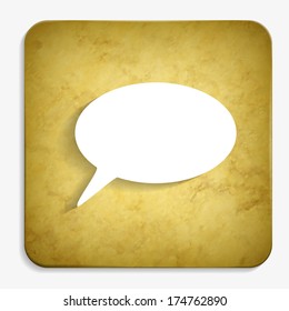 speech parchment icon